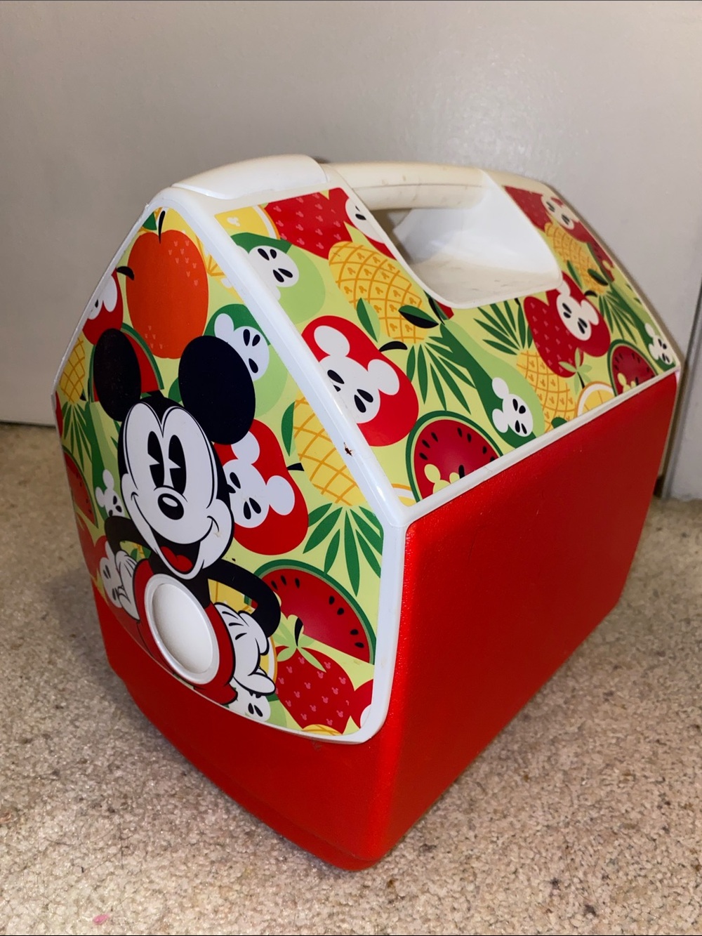 minnie and mickey pop pal 7 quart igloo cooler
